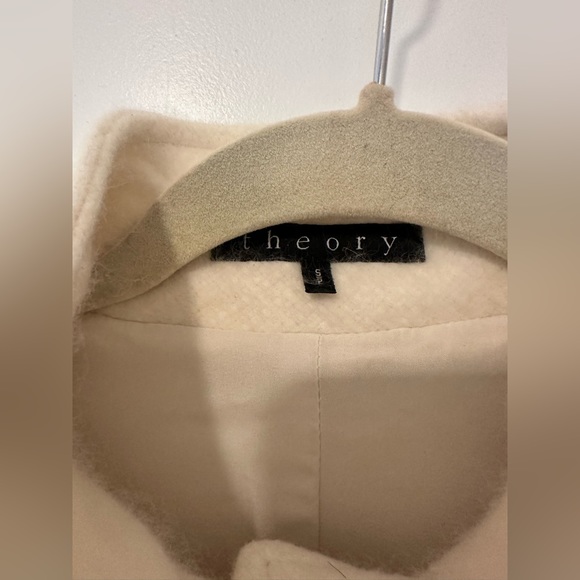 Theory White Peacoat - Picture 2 of 6